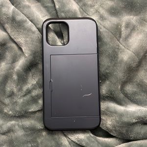 blue iphone 12 pro max case with card holder